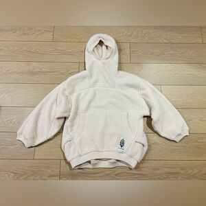 Free People Movement Scout it Out Fleece Pullover Birch tree/cream small NWT